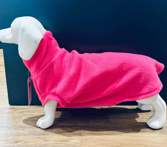 Hugo & Ted Standard Dog Fleece Hot Pink (S)