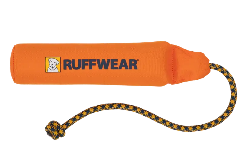 Ruffwear Lunker Orange Floating Throw Toy Medium