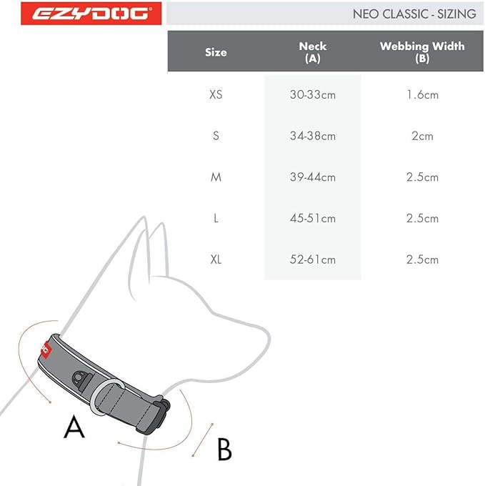 EZYDOG COLLAR NEO  -  M  -  ORANGE