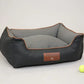 George Barclay Orthapedic Walled Dog Bed Midnight / Dove Medium 76x60x30cm