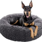 Redwood Anti-Anxiety Donut Dog Bed XL 120cm Dark Grey