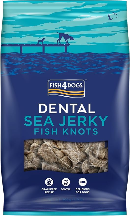 Fish 4 Dogs Dental Sea Jerky Fish Knots 500g