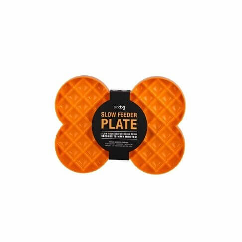 LickiMat Slodog Feeder Plate Orange