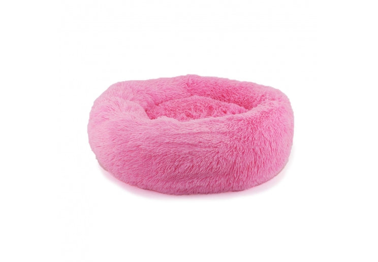 Ancol Super Dog Cat Donut Bed Pink 70cm