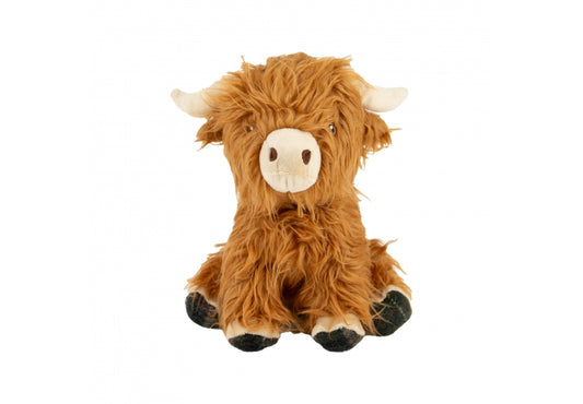 Ancol Heritage Fergus Highland Cow Dog Toy