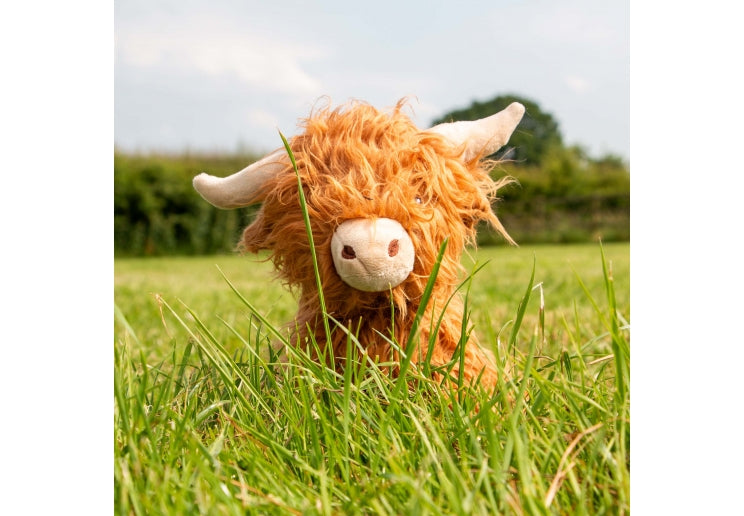 Ancol Heritage Fergus Highland Cow Dog Toy
