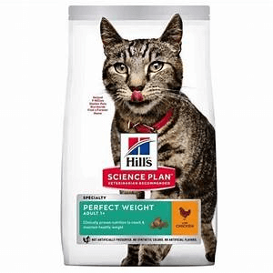 Hills Science Plan Cat Adult Dry Chicken Perfect Weight 2.5kg
