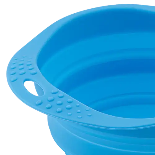 Beco Collapsible Travel Bowl - Medium Blue
