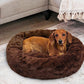 Redwood Anti-Anxiety Donut Dog Bed Large Dark Brown 100cm