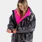 Dryrobe Advance Long Sleeved Black Camo Pink Medium