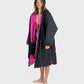 dryrobe Advance Long Sleeve Black Pink Small