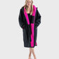 dryrobe Advance Long Sleeve Black Pink Small