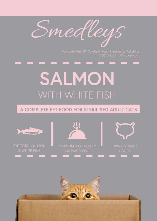 Smedleys Salmon With White Fish Cat Food