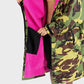 dryrobe Advance Adult Long Sleeve Green Camo Pink Small