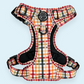 Pawsome Paws Tough Trails Harness - Plaid Pup - Extra Small XS