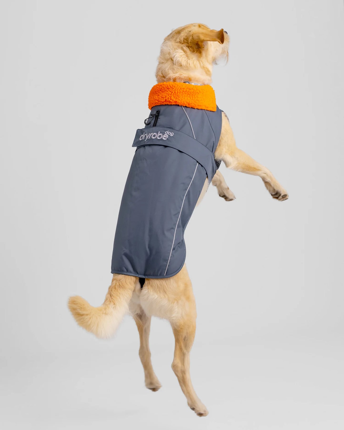 Dryrobe Dog Dark Grey/Orange Large