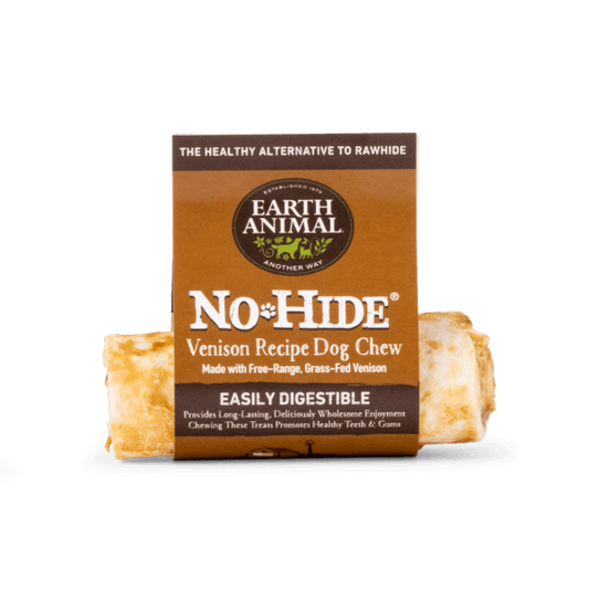 Our holistic No-Hide® Chews are made from just 7 natural ingredients with no chemicals or bleach. These chews average 80% digestibility as compared to the 18% of rawhides. With a range of flavours your furry friend will love, it’s no wonder we brought No-