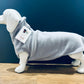 Hugo & Ted Standard Dog Fleece Grey (L)