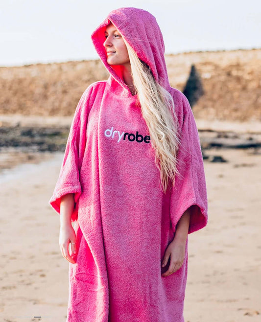 Dryrobe Towelling Robe Pink L