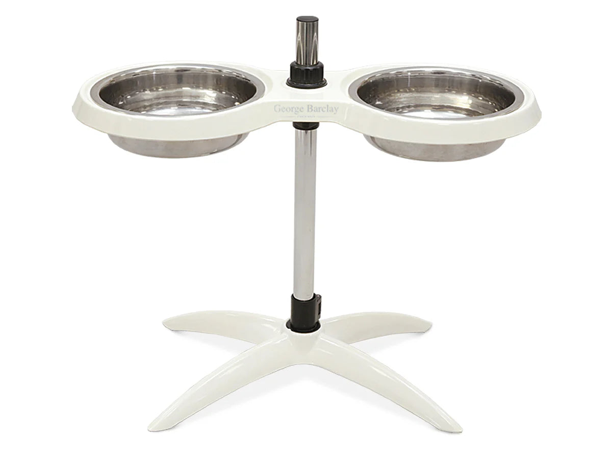 George Barclay Height Adjustable Double Feeding Bowl