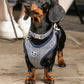 Hugo & Hudson Large Navy Herringbone Harness