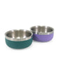 Rosewood Double Walled Stainless Steel Bowl Lilac 350ml