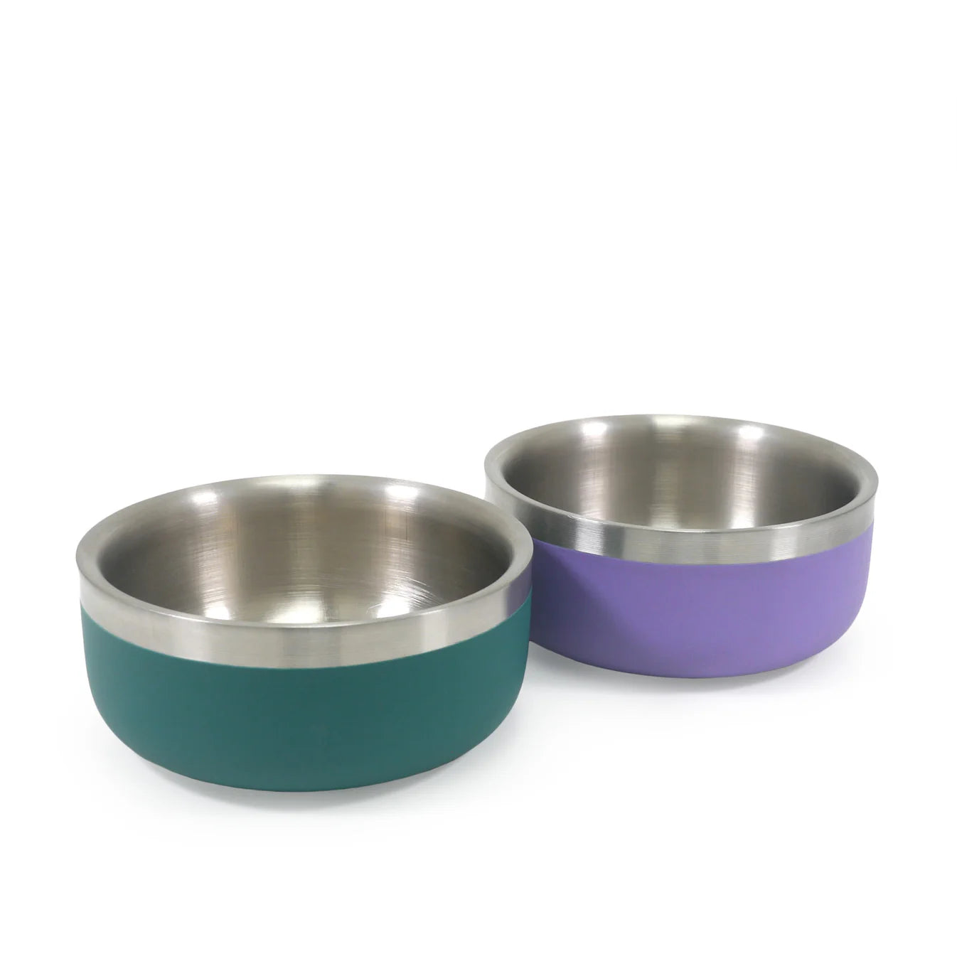 Rosewood Double Walled Stainless Steel Bowl Teal 350ml