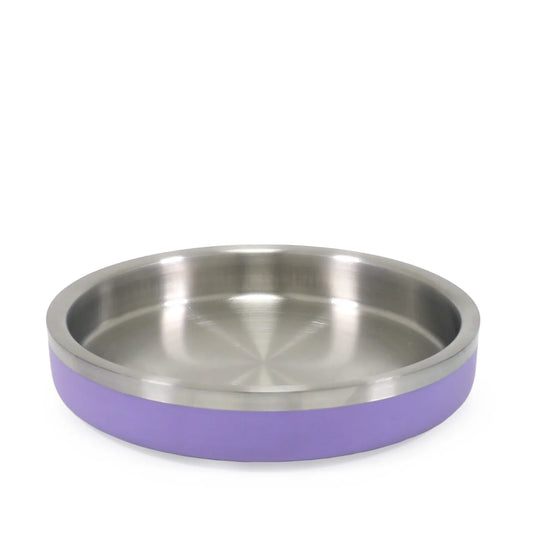 Rosewood Double Wall Stainless Steel Bowl Lilac 480ml 17.5cm