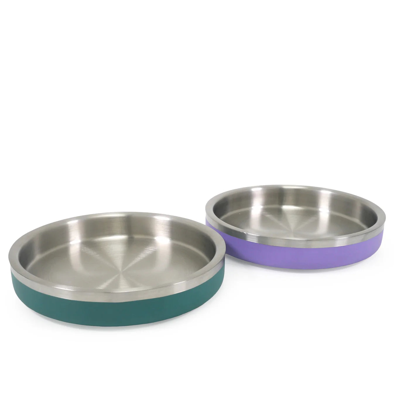 Rosewood Double Wall Stainless Steel Bowl Lilac 480ml 17.5cm