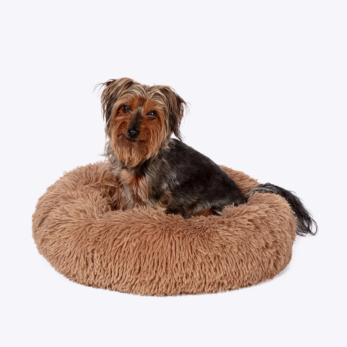 Danish Design Fluffy Donut Bed Beige 65cm Small