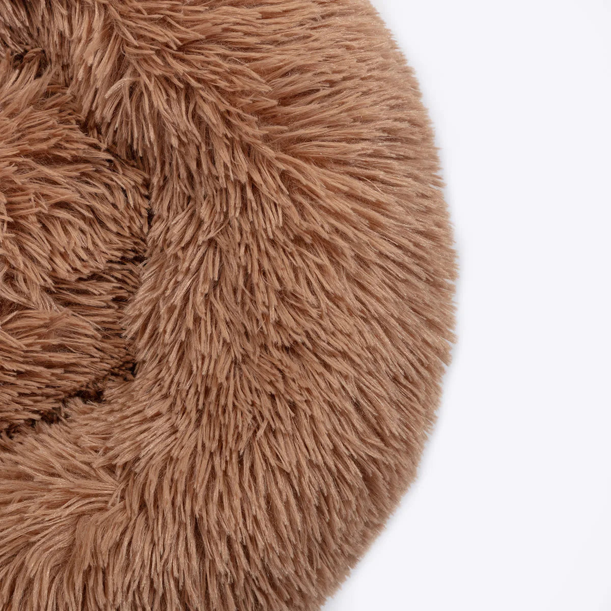 Danish Design Fluffy Donut Bed Beige 65cm Small