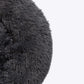 Danish Design Fluffy Donut Bed Dark Grey/Charcoal 65cm Small