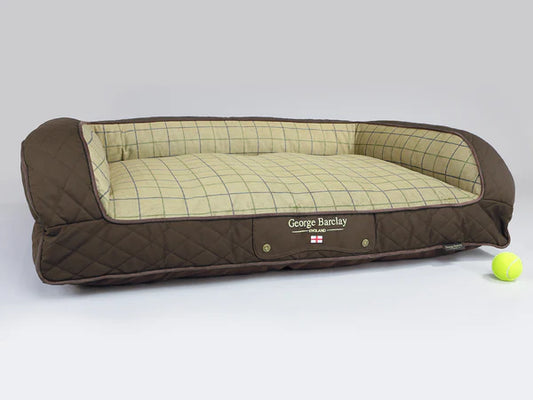George Barclay Country Dog Sofa Bed - Chestnut Brown, Medium