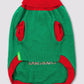 Hugo & Hudson Green Santa Sleigh Christmas Jumper S