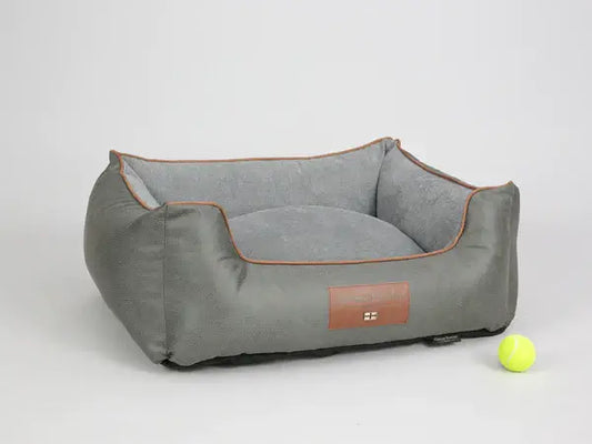 George Barclay Beckley Box Bed (M) Anthracite / Cloud