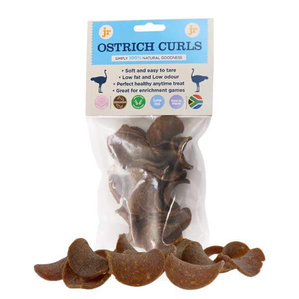 JR Pet Ostrich Curls 80g