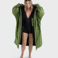 dryrobe Advance  Long Sleeve  Green Black Medium