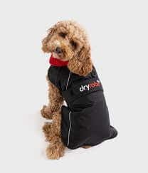 dryrobe Dog Robe Black Red S