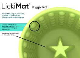 LickiMat Yoggie Pot XS-XL Green