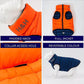 Hugo & Hudson Orange / Blue Puffer Jacket M 50