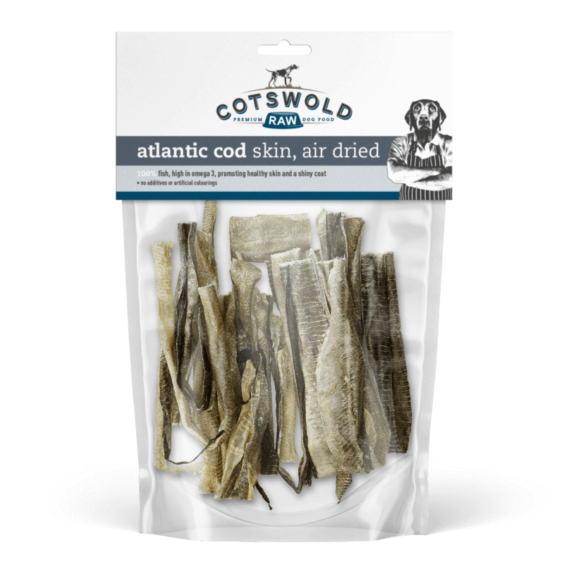 Cotswold Raw Natural Dried Treat Atlantic Cod Skin 100g