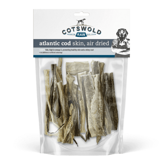 Cotswold Raw Natural Dried Treat Atlantic Cod Skin 100g