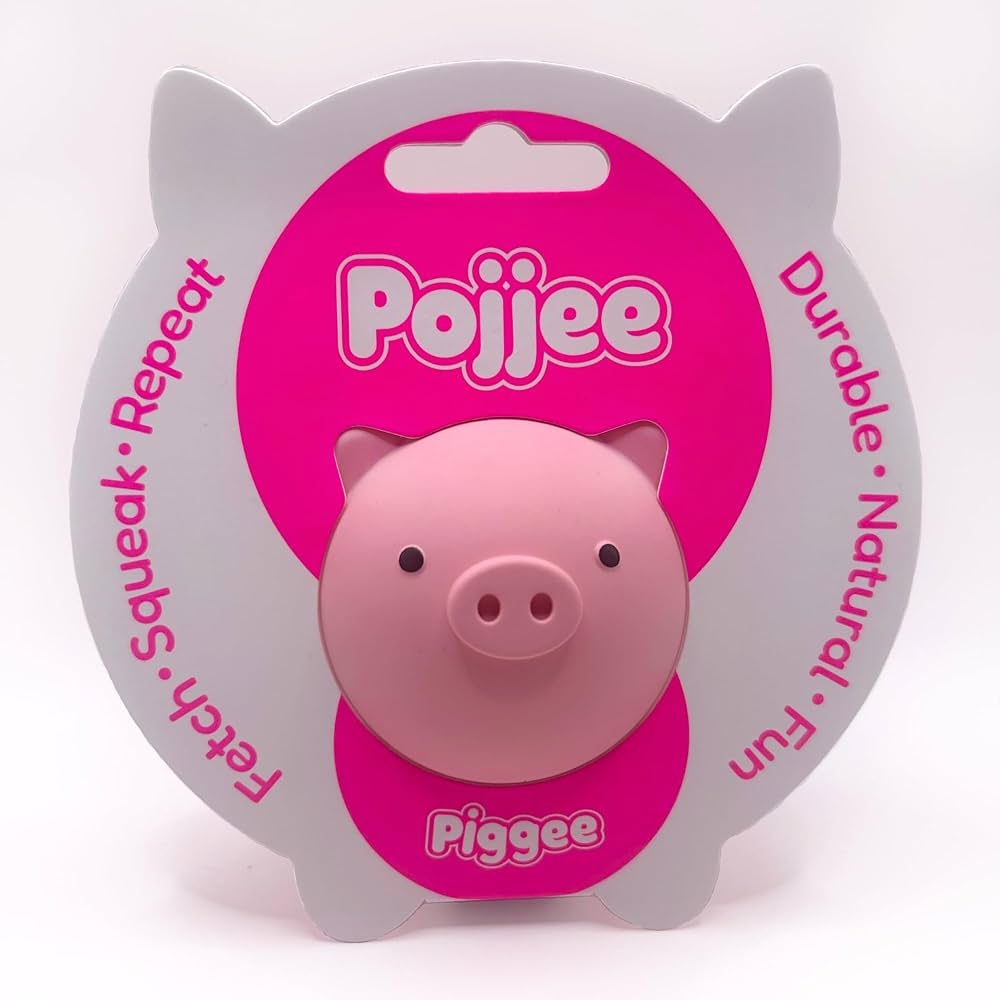 Pojjee Pig Pink Dog Toy