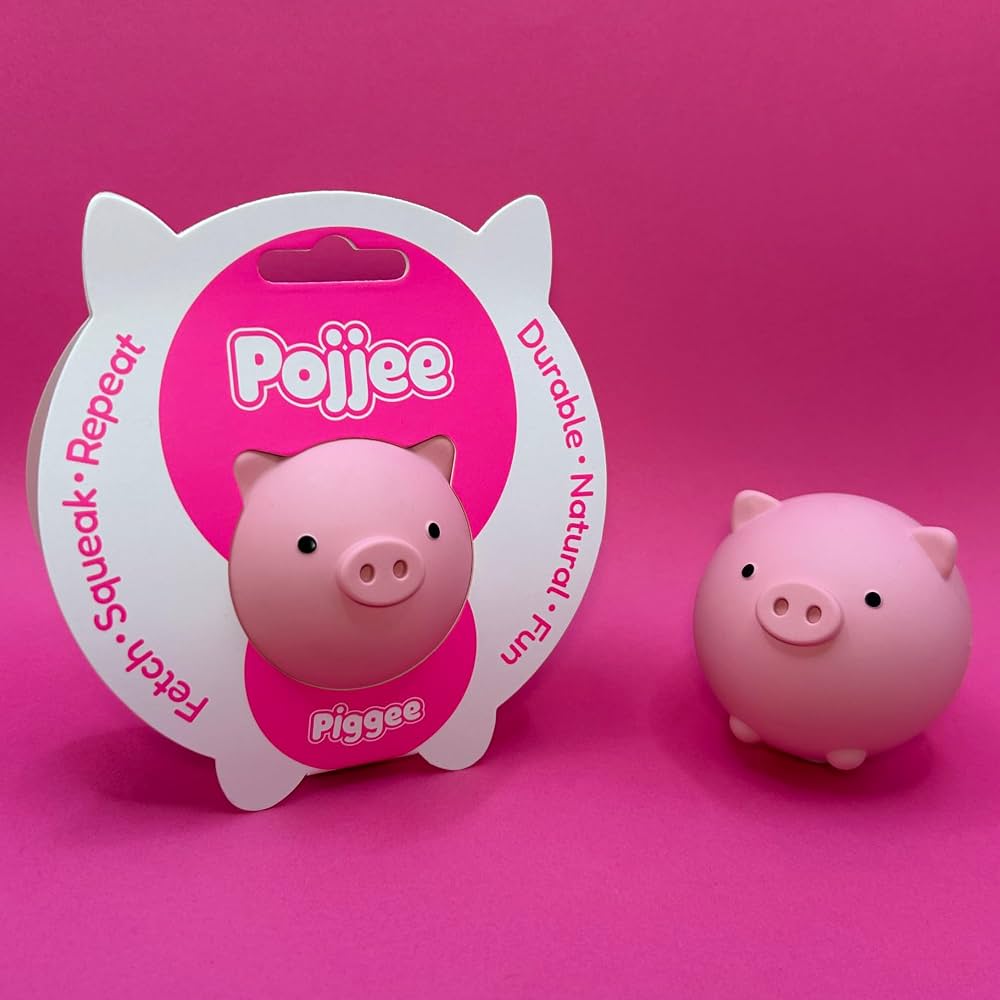 Pojjee Pig Pink Dog Toy