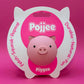 Pojjee Pig Pink Dog Toy