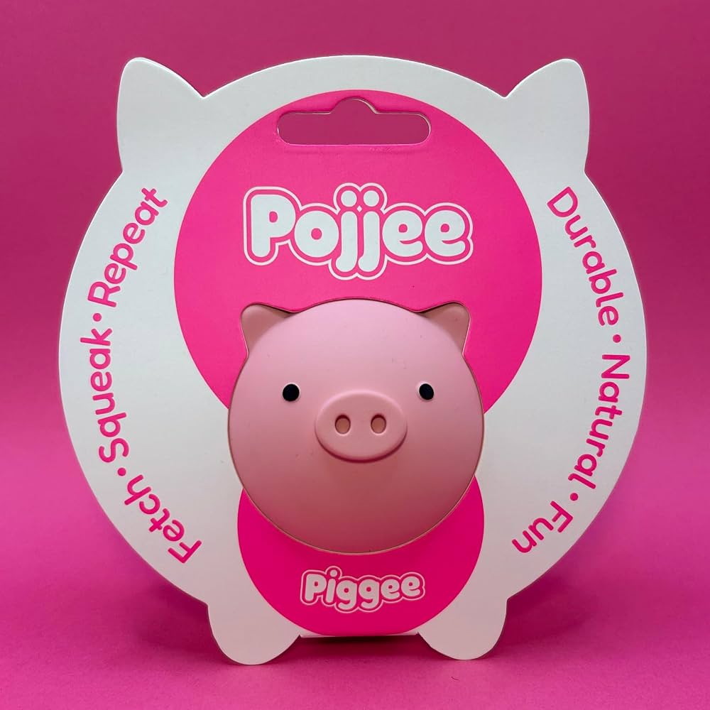 Pojjee Pig Pink Dog Toy