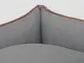 George Barclay Orthapedic Walled Dog Bed Midnight / Dove Medium 76x60x30cm