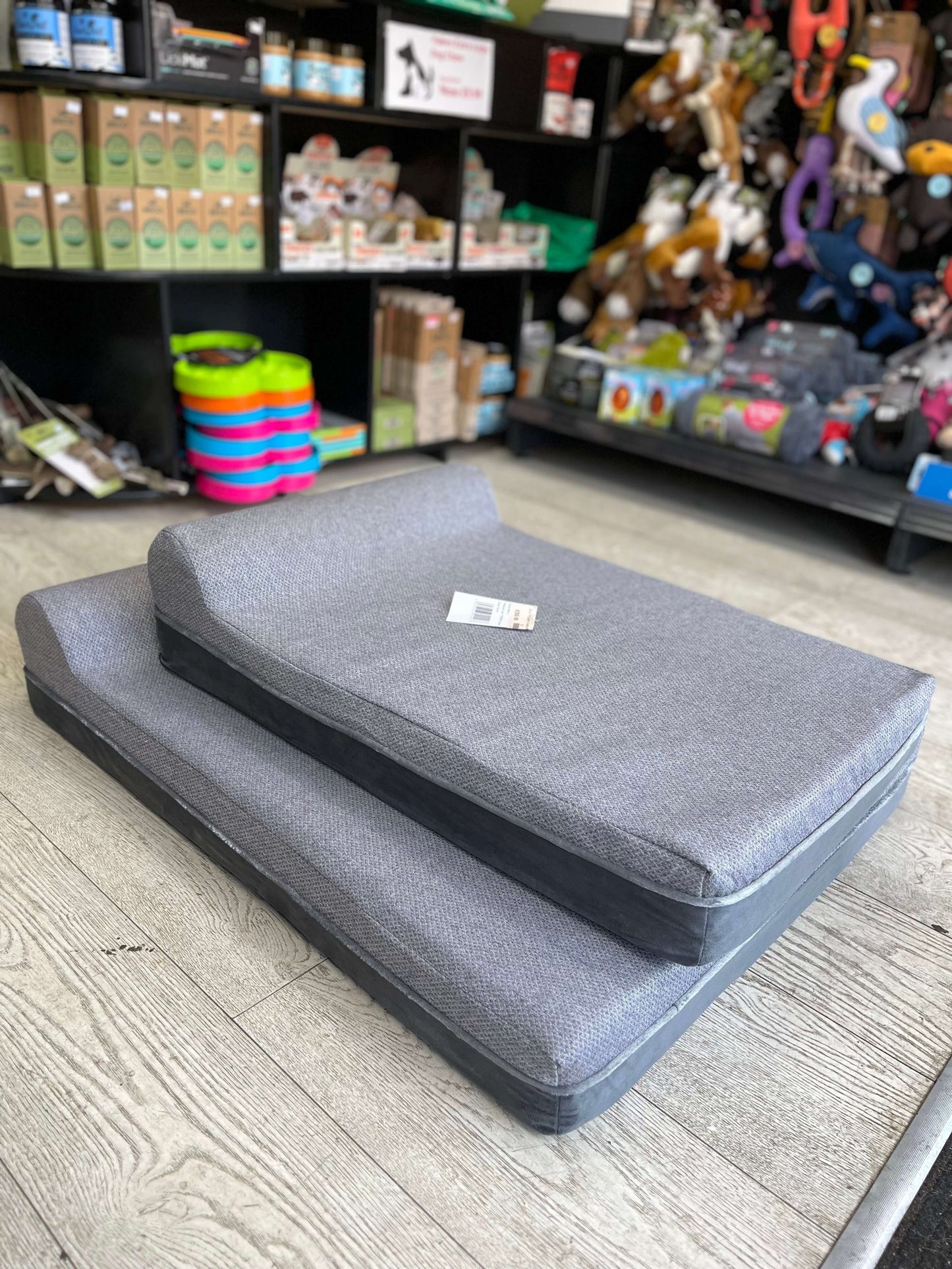 Eco Pet Grey Cooling Slumber Mattress Large 110x80