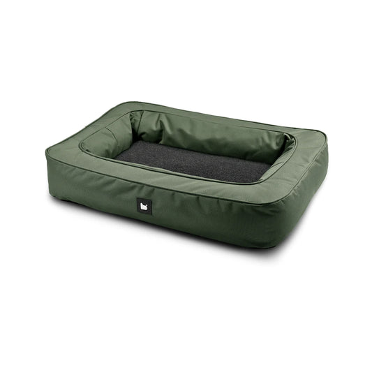 B-DOG MIGHTY FOREST GREEN DOG BED