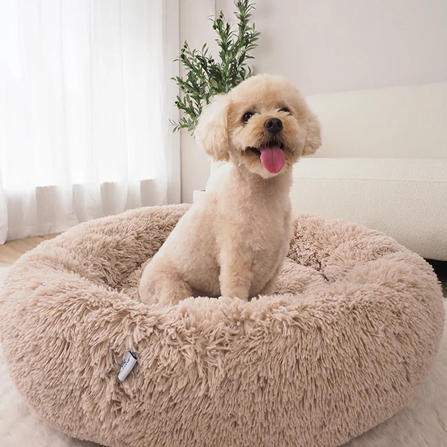 Redwood Anti-Anxiety Dog Bed XL 120cm Oatmeal